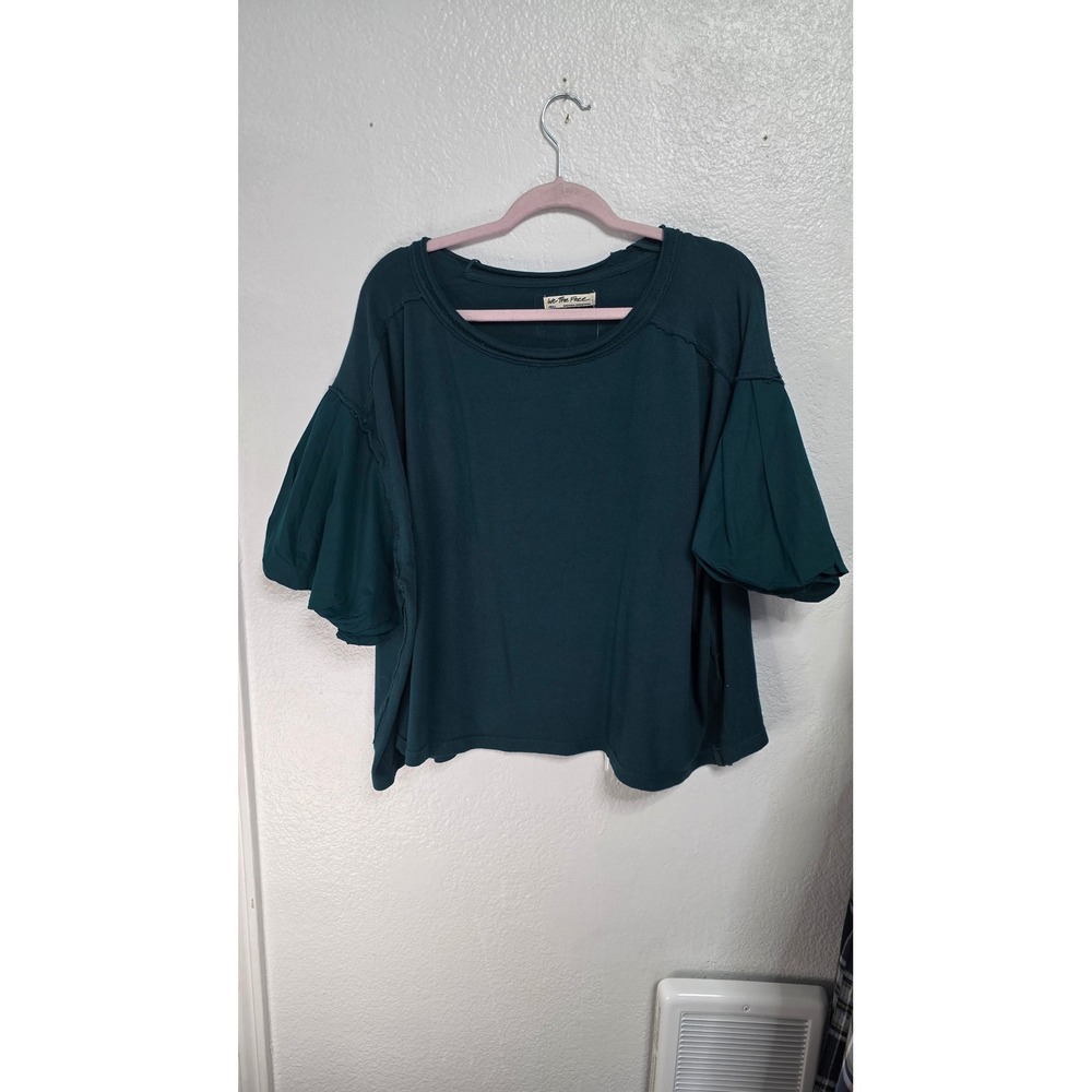 We The Free Free People June Bug Top Womens Small Green New With Tags
